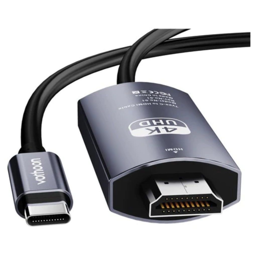Hub Adaptador USB-C 4 En 1: Vga+hdmi+usb 3.0+usb-c Pd 4k Hd – BigTech Chile