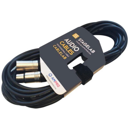 Cable Micrófono Balanceado 10 Metros Xlr a Xlr