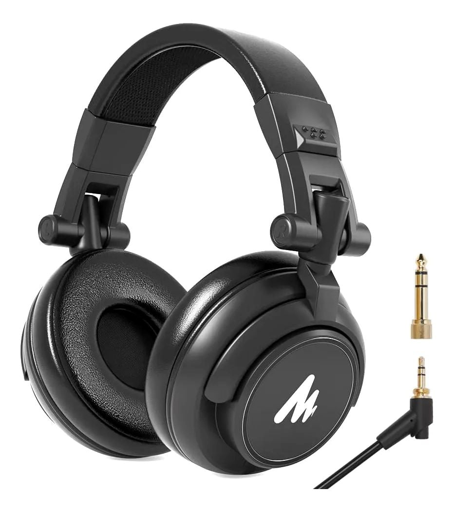 Audifonos Maono Profesional Dj / Monitor Estudio Au-mh601 Color Negro