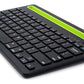 Teclado Bluetooth Para iPad/tablet/pc Doble Conexión