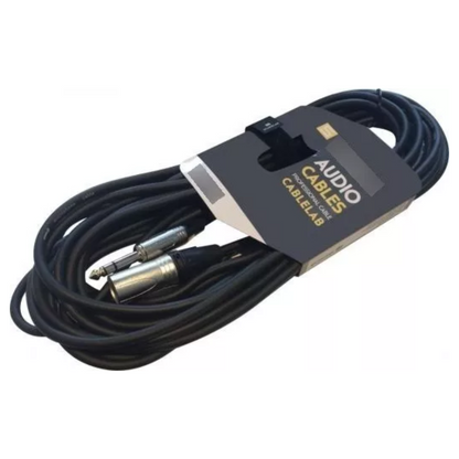 Cable Balanceado Xlr Macho A Trs Macho 10mts Stagelab