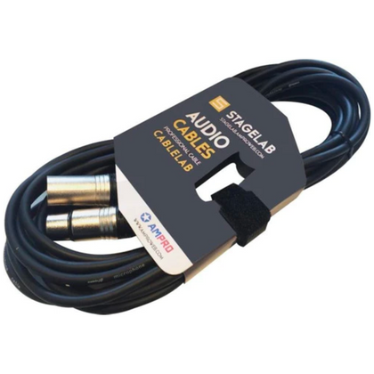 Cable Micrófono Balanceado Ampro 3 Metros Xlr/xlr