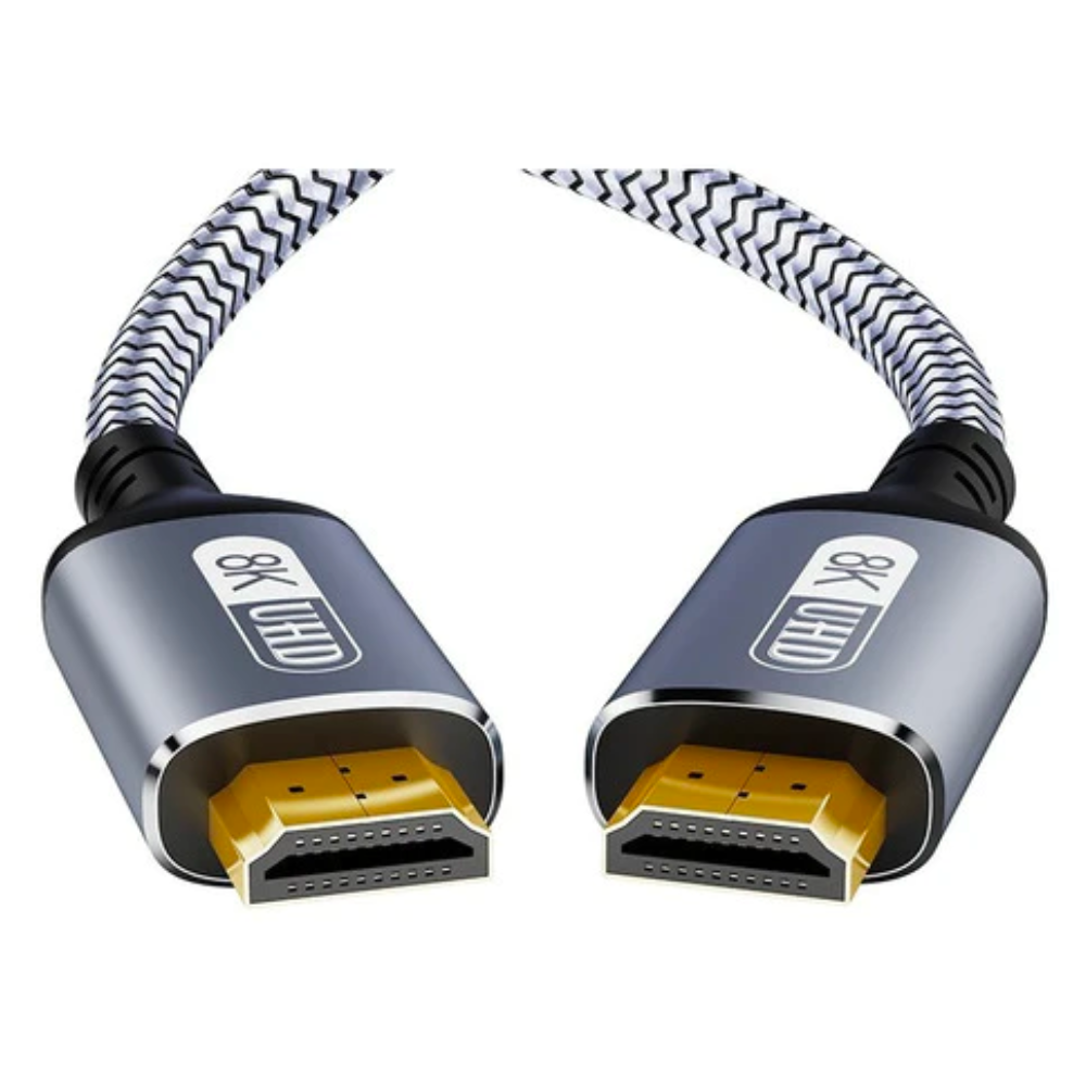 Cable Hdmi 8k / 4k  V2.1  48gbps - 2 metros trenzado