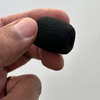 10 Esponjas Protectora Para Micrófono De Cintillo Negro