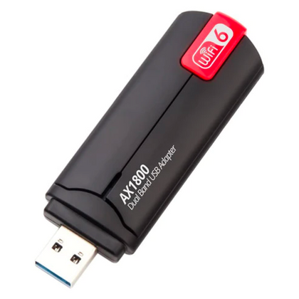 ADAPTADOR USB WIFI DOBLE BANDA 2.4-5GHZ ANTENA EXTERNA