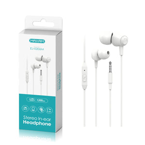 Audífono con micrófono Maxam EJ-0206M 1.2M
