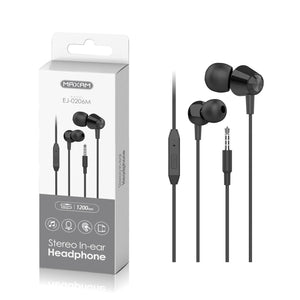 Audífono con micrófono Maxam EJ-0206M 1.2M