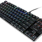 Teclado Mecanico Gamer E-YOOSO K630 RGB súper delgado y ligero