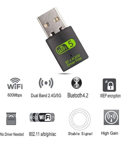 adaptador bluetooth + wifi en bigtechchile.cl