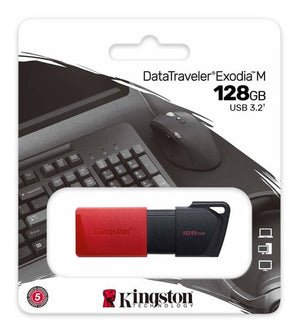 Pendrive Kingston, 128 GB, Datatraveler Exodia M, Usb 3.2 Gen1