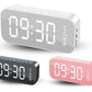 Radio Reloj Despertador Digital Parlante Bluetooth Y Espejo
