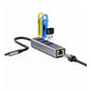 Hub Adaptador 3 Usb 3.0 Y  Lan Rj45 Gigabit Ethernet