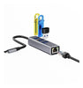 Hub Adaptador 3 Usb 3.0 Y  Lan Rj45 Gigabit Ethernet