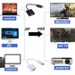 Adaptador HDMI a VGA audio 1080p Full Hd con cable auxiliar