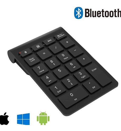 Teclado Numérico Inalámbrico Bluetooth Con Touchpad – BigTech Chile