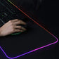 Mousepad Gamer XL Led Rgb Usb 80x30cm Negro