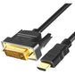 Cable  Hdmi A Dvi 24+1 / Hdtv V1.4 2mts