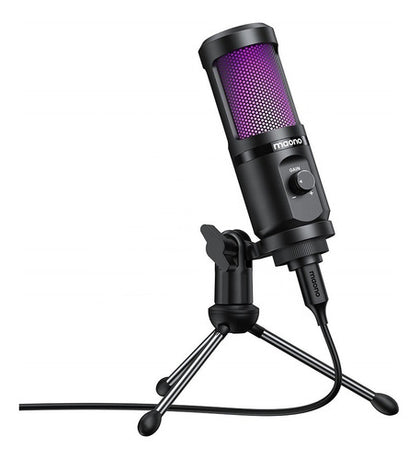 Microfono Usb Profesional Maono Au-pm461 Rgb Con Trípode