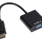 Adaptador HDMI a VGA audio 1080p Full Hd con cable auxiliar