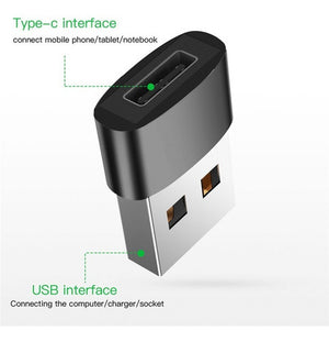 Pack de 3 adaptadores USB-C hembra a USB-A macho