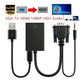 Adaptador Vga Macho A Hdmi Hembra + Cable De Audio