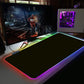Mousepad Gamer XL Led Rgb Usb 80x30cm Negro