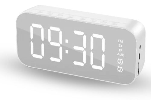 Radio Reloj Despertador Digital Parlante Bluetooth Y Espejo – BigTech Chile