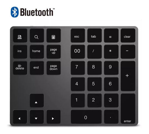 Teclado Numérico Bluetooth Inalámbrico 34 Teclas Windows/mac
