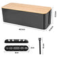 Caja Organizadora L Cables Escritorio + Velcros + Sujetador