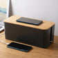 Caja Organizadora Cables Escritorio + Velcros + Sujetador M