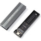 Cofre Case Disco Ssd M.2 Dual Nvme Y Ngff A Usb 3.0 Aluminio