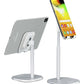 Soporte para celular de sobremesa con altura ajustable