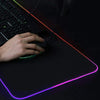 Mousepad Gamer XL Led Rgb Usb 80x30cm Negro