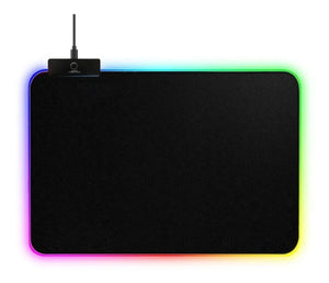 Mousepad Gamer Led RGB USB 25 X 35 Cm Negro
