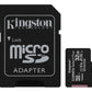 Tarjeta de Memoria Kingston 32GB microSDHC Canvas Select Plus 100MB/s Read A1 Class 10 UHS-I Memory Card + Adapter SDCS2/32GB