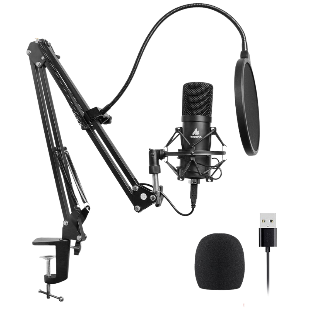 Micrófono condensador USB Maono AU-A04 192khz/24bit