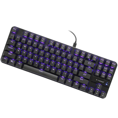Teclado Mecanico Gamer E-YOOSO K630 RGB súper delgado y ligero