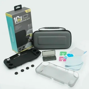 Kit Nintendo Switch Lite Bolso + Mica + Carcasa