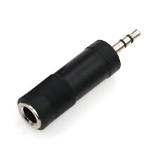 Adaptador De Audio Hembra 6,3 mm A Macho 3,5 mm Macrotel